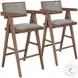 Delhi Gray Bar Stool Set Of 2
