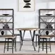 Magnolia Light Brown 42" Round Counter Height Dining Table