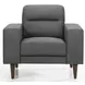 Vale Gray Upholstered Accent Chair