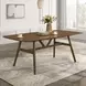 Miller Warm Walnut Spacious Rectangular Dining Room Set