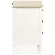 Whisperbay Sea Pearl and Driftwood 3 Drawer Nightstand with USB Charging