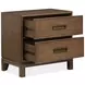 Ridgefield Russet 2 Drawer Nightstand with USB Charging