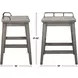 Ryan Smoky Oak Counter Height Stool