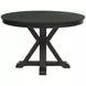 Rylie Black 48" Round Dining Table