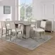 Lily Gray Upholstered 24" Counter Height Stool Set of 2