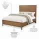 Chatham Warm Maple Queen Tall Platform Bed