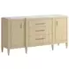 Eave Sundrenched Oak 76" 3 Drawer Credenza with Stone Top