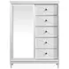 Springhouse Whisper White and Gray Upholstered Storage Panel Bedroom Set