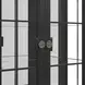 Atrium Black 2 Glass Door Display Cabinet with LED
