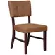 Tioga Brown and Cherry Round Dining Room Set
