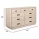 Sunset Cove Sanibel Brown 9 Drawer Dresser