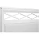 Springhouse Whisper White and Gray Queen Upholstered Panel Bed