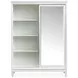 Springhouse Whisper White and Gray Upholstered Storage Panel Bedroom Set