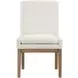 Aubrey White Upholstered Parsons Chair Set of 2