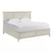 Oakmere Taupe Queen Storage Panel Bed