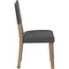 Aubrey Brown Strap Back Side Chair Set of 2