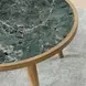 Novato Green Round Sintered Stone Cocktail Table