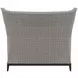 Captiva White Performance Fabric Outdoor Lounge Chair with Pillows