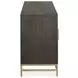 Lindon Coffee Bean and Burnished Brass 70" TV Stand