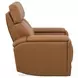 Phoenix Autumn Caramel Leather Zero Gravity Power Recliner with LED and USB Charging