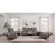 Lawmere Sydney Brunette 86" Zero Gravity Triple Power Reclining Sofa with USB Charging