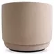 Crosby Beige Upholstered Swivel Chair