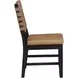 Reid Brown Vegan Leather Upholstered Side Chair Set of 2