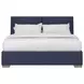 Grant Eclipse Performance Fabric King Upholstered Pillow Back Shelter Bed