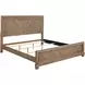 Montana Brown Queen Low Profile Panel Bed