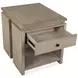 Conrad Stone Harbor Gray Rectangular End Table