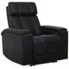 Phoenix Autumn Black Leather Zero Gravity Power Recliner with LED and USB Charging