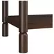 Verge Handcrafted Walnut 1 Drawer Open Nightstand