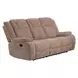 Bruno Plush Tobacco Reclining Living Room Set