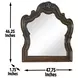Royale Brown 9 Drawer Dresser and Mirror