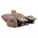 Bruno Plush Tobacco Reclining Living Room Set