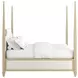 Eave Sundrenched Oak and Ivory King Upholstered Panel Bed