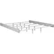 Montana Gray Queen Low Profile Panel Bed