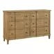 Oakmere Natural Storage Panel Bedroom Set