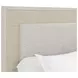 Cotiere Cream Linen Upholstered Queen Panel Bed