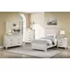 Silver Sands Gray Full Upholstered Panel Bed