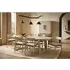 Dwell Beige and River Rock Upholstered Wood Back Side Chair Set of 2
