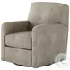 Flash Dance Fresca Cobblestone Swivel Glider