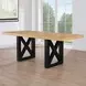 Magnolia Brown 96" Extendable Rectangular Counter Height Table