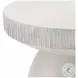 Antibes Pumice Pedestal Side Table