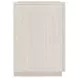Cotiere Cream Linen Performance Fabric 3 Drawer Nightstand with USB Charging