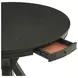 Rylie Black 48" Round Counter Height Table