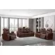 Chester Brown 74" Reclining Console Loveseat