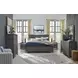 Meadowrise Raisin Black King Panel Bed