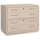 Marlowe Polished Limestone Leather Executive Home Office Set