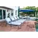 Provence Canvas Skyline 52" Outdoor Loveseat with Self Welt